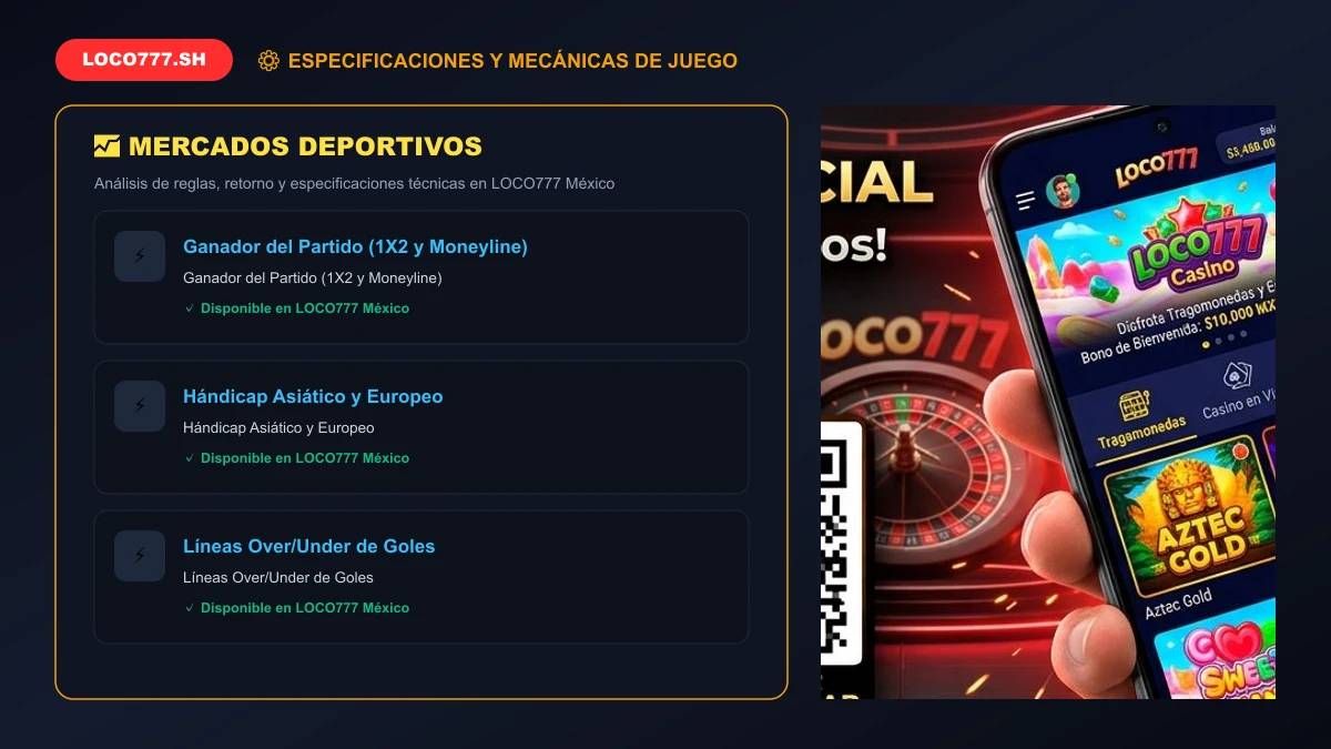 loco777 - 2. Mercados de Apuestas en Vivo y Cuotas Aumentadas